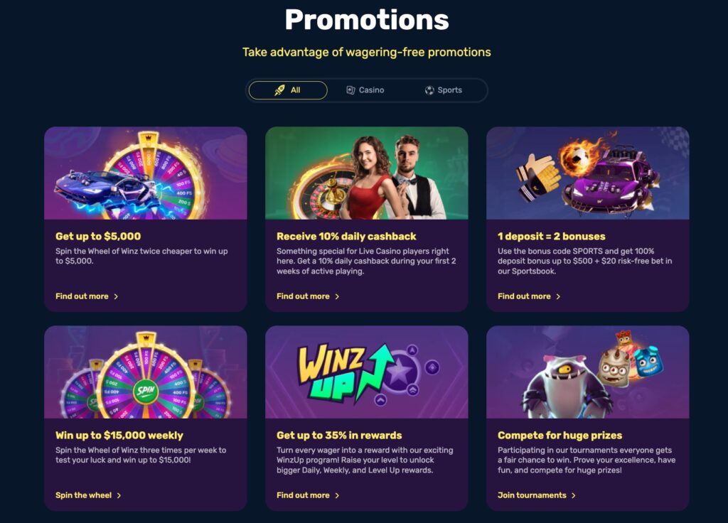 Find answers to your questions with Winz io Help Centre